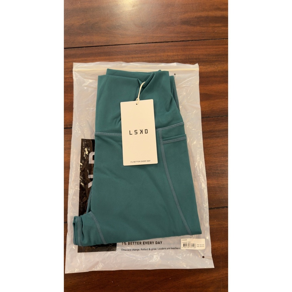 LSKD Elixir Ultra High-Rise Full Length Legging Pockets Teal Women's M, NEW, NWT - Picture 11 of 16